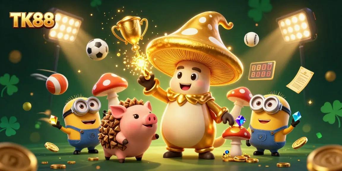 Bet big with TK88 as the wizard transforms elements to gold in an exciting casino display