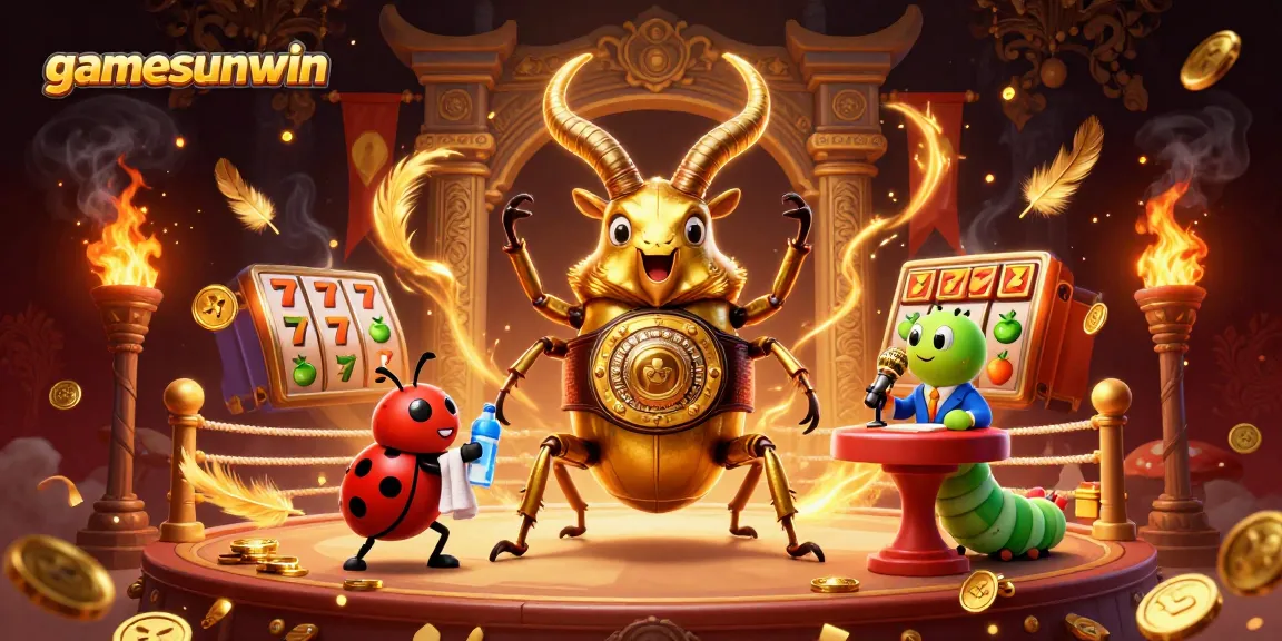 Experience thrilling gameplay with slots and beetles at gamesunwin casino platform.