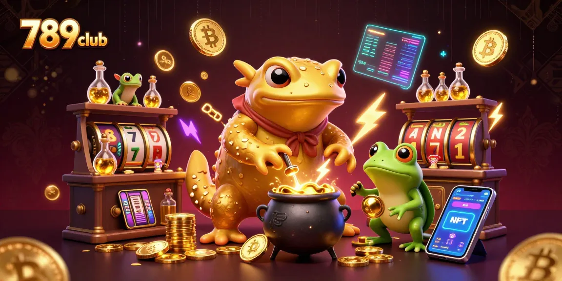 Experience thrilling gameplay at 789club with vibrant slots and casino elements illustrated